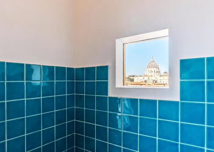Guesthost - Bright With Views Of San Pietro Appartamento Roma